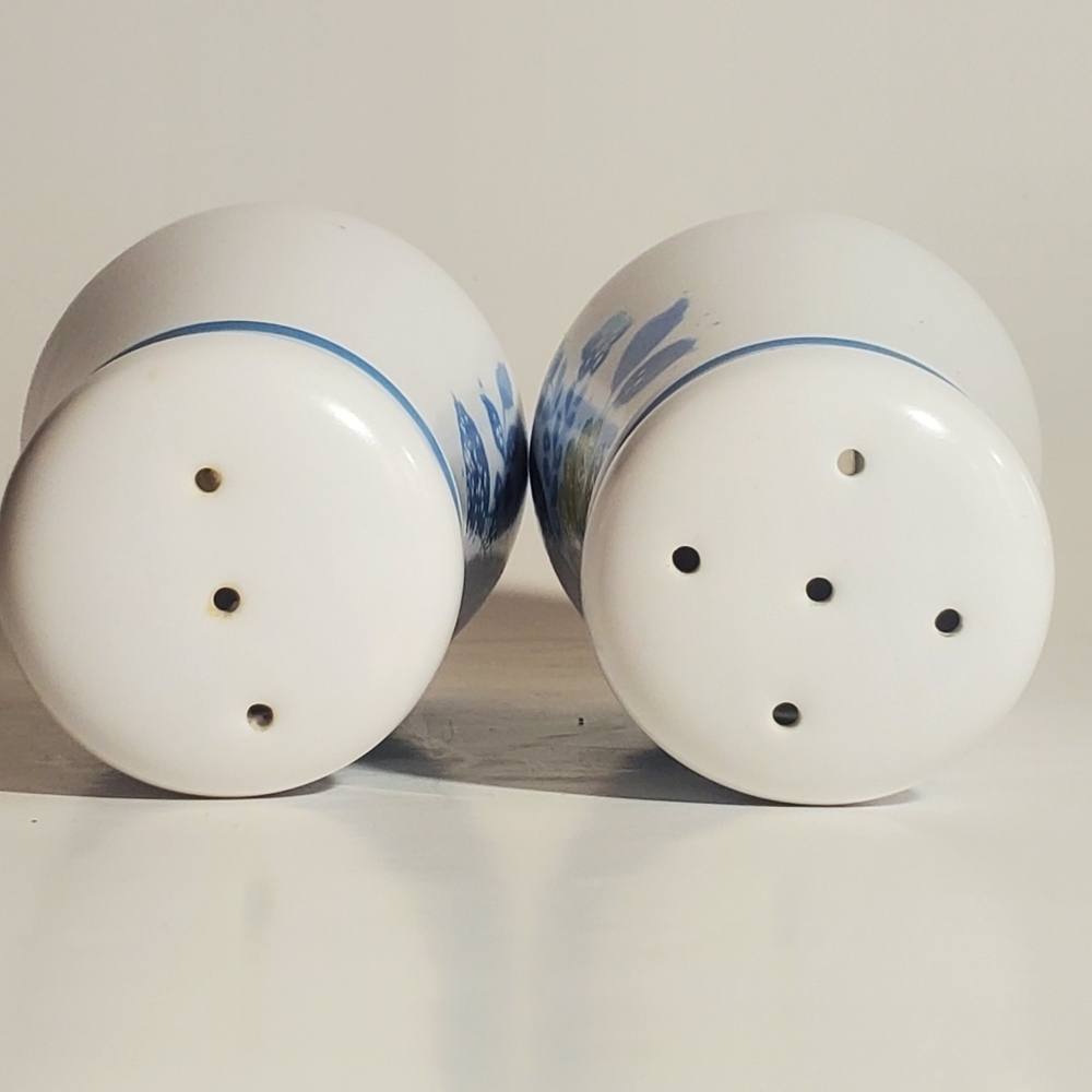 NORITAKE Vintage Salt & Pepper Set from the Good Times Collection Floral Pattern - Picture 8 of 10